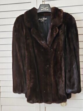 Women's Mahogany Mink Fur Jacket